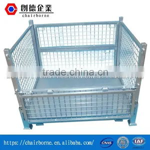 Collapsible Galvanized Stacking Metal Bins Stillage for Storage thumbnail-3