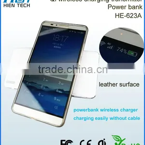 Factory Supply 10000mAh High Quality qi Wireless Powerbank Charger From China thumbnail-5