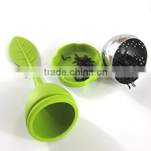 Unique Silicone Leaf Handle Tea Infuser thumbnail-1