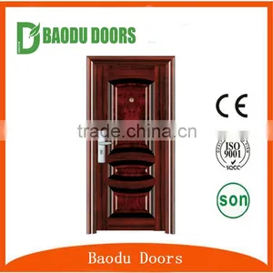 High Quality Indian Iron Single Door Designs Steel Security Door thumbnail-3