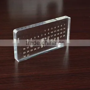 Hot Sell Handmade Low Price High Quality Acrylic Calendar thumbnail-3