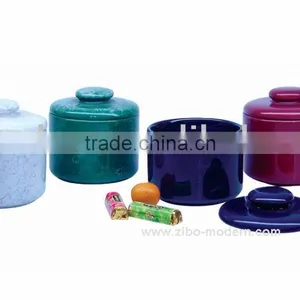 Sugar Pot in Marble Design thumbnail-1