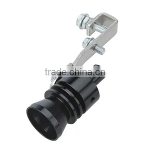 Turbo Sound Whistle Exhaust Pipe Tailpipe Blow-off Valve Aluminum Size L Black thumbnail-6