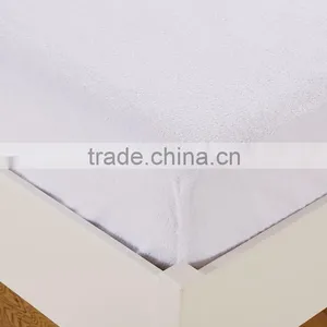 Wholesale Wool Polar Fleece Waterproof PVC Film Hospital Bed Mattress Cover thumbnail-2
