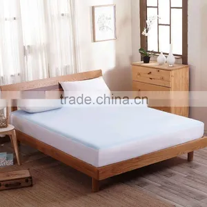 TPU Laminated Bird Eye Mesh Hotel Bedding Fitted Sheet thumbnail-1
