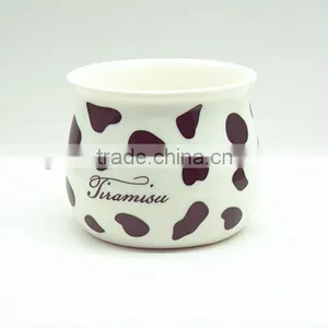 Hot-sale Food Safe Caremic Cup Tiramisu Packing Cup Pudding Cup Wholesale thumbnail-2