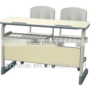 Double School Desk and Chairs thumbnail-1