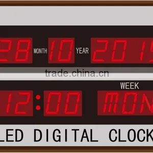 Digital LED Calendar With Temperature Indicator thumbnail-1