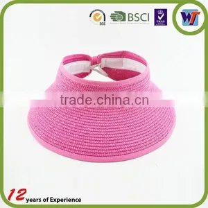 Wholesale Custom Waterproof Sun Visor Cap Short Plaid Visor Caps thumbnail-5