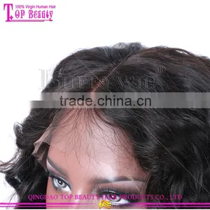 Bleached Knots 14 Inch Bob Style Glueless Full Lace Wigs Brazilian Virgin Human Hair Wig Lace Front Short Bob Wigs thumbnail-5
