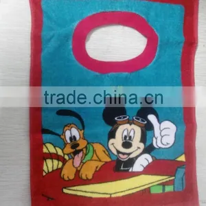 1PC PRINTING COTTON CHILDREN TOWEL SCARF thumbnail-1