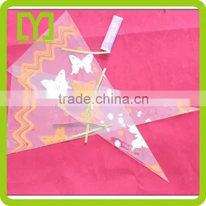 China Yiwu Custom Printed Plastic Triangle Bag ,Transparent and Cheaper Prices thumbnail-3