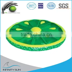 Hot Selling Inflatable Round Floating Grapefruit Inflatbale Mattress thumbnail-1