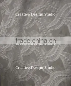 Embroidery Net Fabric Dyeable Fabric thumbnail-1