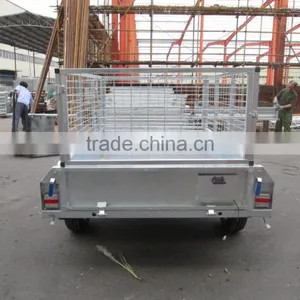 Hot Dipped Galvanised Fully Welded Box Trailer With 600mm Height Cage thumbnail-5