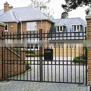 Customized Residential Wrought Iron/galvanized Powder Coated Steel/Iron/ Stainless Steel Gate Ornament thumbnail-3