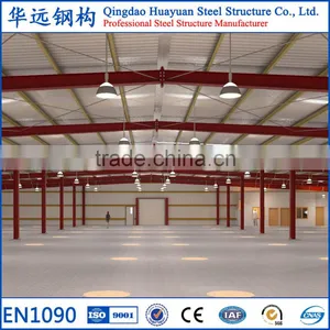 Double Slope Pre Engineered Steel Frame Workshop Building thumbnail-6