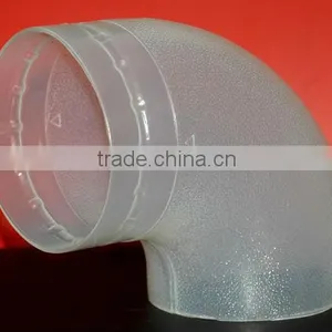 OEM Blow Molding Large Diameter Plastic Pipe PE Water Pipe Elbow Hui Zhou Factory thumbnail-3