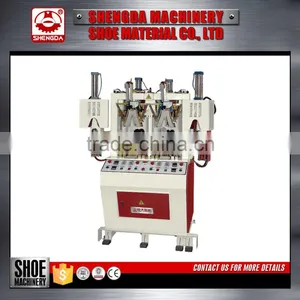 Automatic Shoe Backpart Moulding Machine Double Cooler Double Heater Rubber Shoe Heel Molding Machine Equipment thumbnail-1