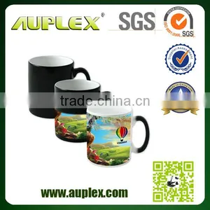 2016 New 11oz Sublimation Coated Ceramic Hot Water Color Changing Mug thumbnail-1