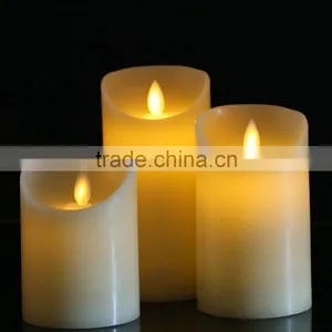 Led Flameless Candles 3pcs Flameless Moving Wick Led Candles With Timer Home Decorative Led Moving Wick Candles thumbnail-5