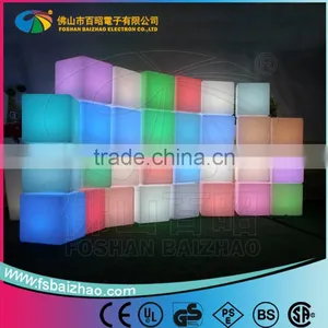 Illuminated Popular Led Garden Stool & Different Size Led Cube Chair thumbnail-1