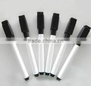 The Magnetic Whiteboard Pen With Eraser Black and White thumbnail-1