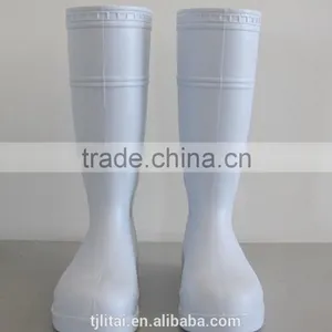 Pure White 2017 Ankle Gumboots,pvc Safety Shoes,cheap Work Boots thumbnail-4
