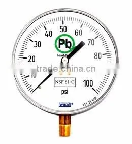 Bourdon Tube Pressure Gauge Type 111.25DW Contractor Gauge thumbnail-1
