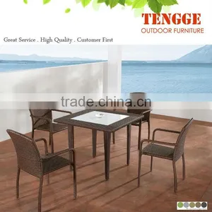 TG-UG9006 Hot Sale Outdoor Furniture Rattan Dining Table and Chair thumbnail-1