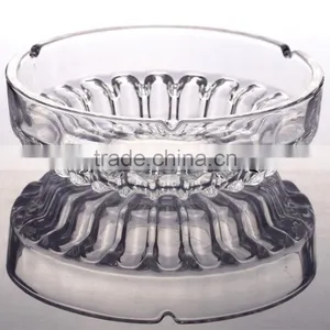 Cheap Price Manufactory Supply Round Glass Ashtray Clear Glass Ashtray thumbnail-1