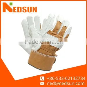 Regular Type White Leather Garden Gloves, Working Garden Glove thumbnail-1