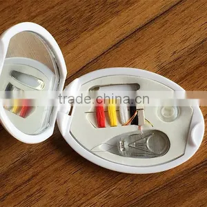 2016 New Promotion Gift Product Hotel Sewing Kit With Comb Make up Mirror Needlework thumbnail-3