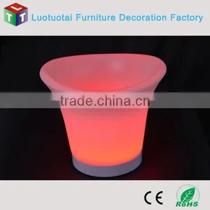 Rechargeable LED Glowing Ice Wine Bucket/beer Holder/wine Cooler thumbnail-3