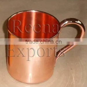 12oz Moscow Mule Mug Solid Copper Beer Mug Wholesaler India thumbnail-1