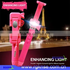 New System High Quality Flash Light Led Selfie Stick thumbnail-3