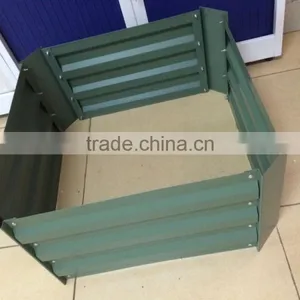 Durable Galvanized Garden Bed Vegetable Flower Planter Garden Fence Steel Garden Bed thumbnail-2