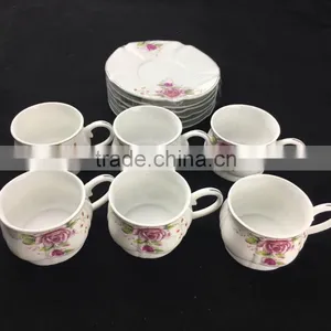 2017 New Fine Porcelain Classical Gift Set, Coffee Mug Gift Set, Porcelain Coffee Cup and Saucer Sets thumbnail-1