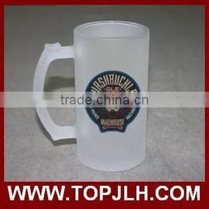 Cylinder Shape Glass Beer Cup With Frosted Surface thumbnail-4