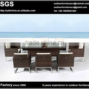 All Weather Rattan Garden Furniture Dining Set thumbnail-1