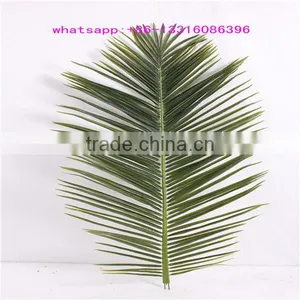 LXY081007 Outdoor Decorative Palm Leaves Roof Plastic Artificial Palm Tree Leaves thumbnail-1