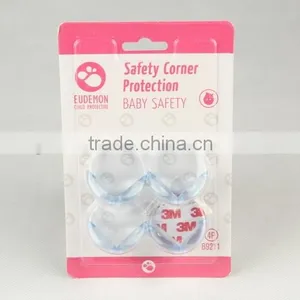 4PC Transparent Safety Corner Cover Protection, Baby Protection thumbnail-1