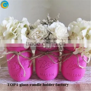 Colored Mason Jars/glass Vases Wholesale thumbnail-3