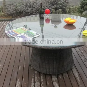 Garden Glass Dining Tables For Sale thumbnail-3