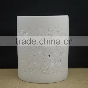 Ceramic Porcelain Fragrance Oil Burner With Tealight Candle Holder Factory Supply thumbnail-6