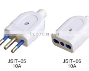 Italian ac dc Electrical Multi 3 Round Pin 16a Industrial Male and Female Plug Socket Adaptor Socket thumbnail-4