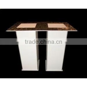 White Nightclub Furniture/interative Bar Table/nightclube Furnituretable YM-LT60457 thumbnail-1