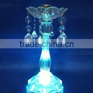 RBG Led Base Acrylic Table Lamp Candle Holder Wedding Decorations thumbnail-1