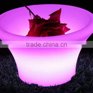LED Flower Pot Wine Storage Plastic Home Furniture thumbnail-6