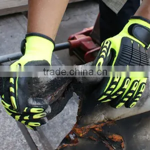TPR Gloves, Nitrile Sandy Finish Gloves,Impact Resistant TPR Glove thumbnail-2